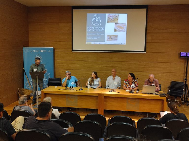 BIOCYMA participa en las Jornadas Internacionales de Restauración de Salinas y Hábitats Costeros