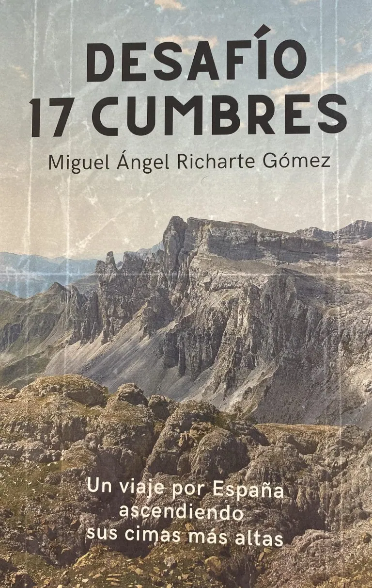 Miguel Ángel Richarte Gómez, miembro de BIOCYMA, publica su primer libro: Desafío 17 cumbres.
