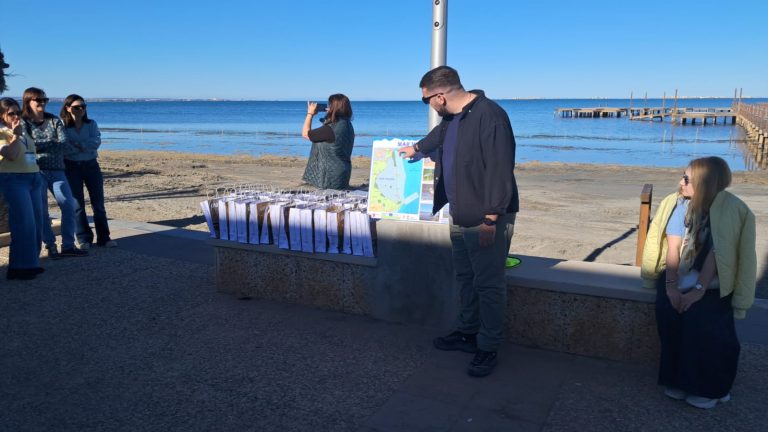 BIOCYMA ACOMPAÑA A REPRESENTANTES DEL PROYECTO INTERREG COAST CRAFT EN SU VISITA AL MAR MENOR