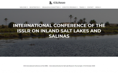 BIOCYMA organiza por encargo de la Sociedad Internacional para el estudio de los Lagos Salados (International Society for Salt Lake Research) su 14º Congreso Internacional en Murcia durante el mes de Octubre de 2020, en esta edición dedicado a los lagos salados y salinas. http://icslr2020.es