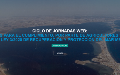 Participamos en el ciclo de jornadas web sobre la Ley 3/2020 de recuperación y protección del Mar Menor